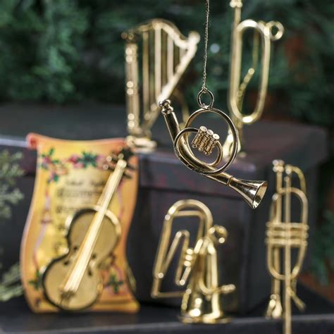 christmas ornaments musical instruments